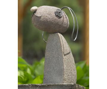 Floppy-Eared River Stone Dog