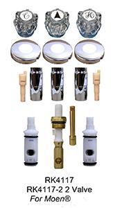 Moen 2 Valve Repair Kit