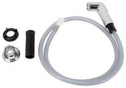 48" Chrome Faucet Hose/Spray