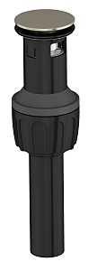 Nickel Push Pop-Up Drain