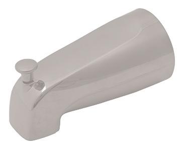 Nickel Diverter Tub Spout