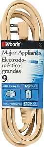 9' 12/3 Major Appliance Cord