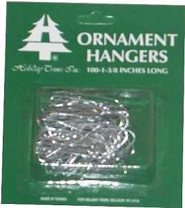 100CT Silver Ornament Hook
