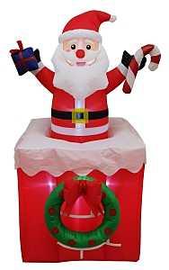 Inflatable Santa Pop-Up