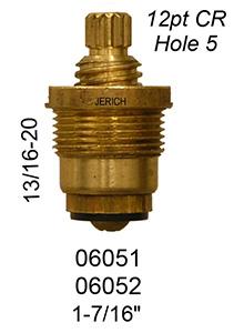 8A Crane Hot Faucet Stem