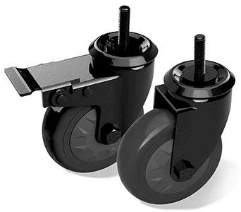 Egg 2Pk 4" Locking Caster Kit