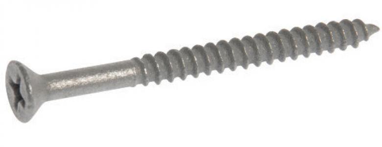 100PK 14x3 Galv FH Wood Screws